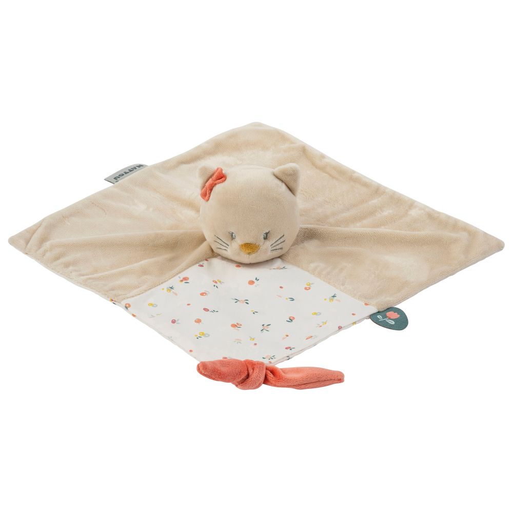 Nattou Doudou Cuddle Comforter - Cat Lana