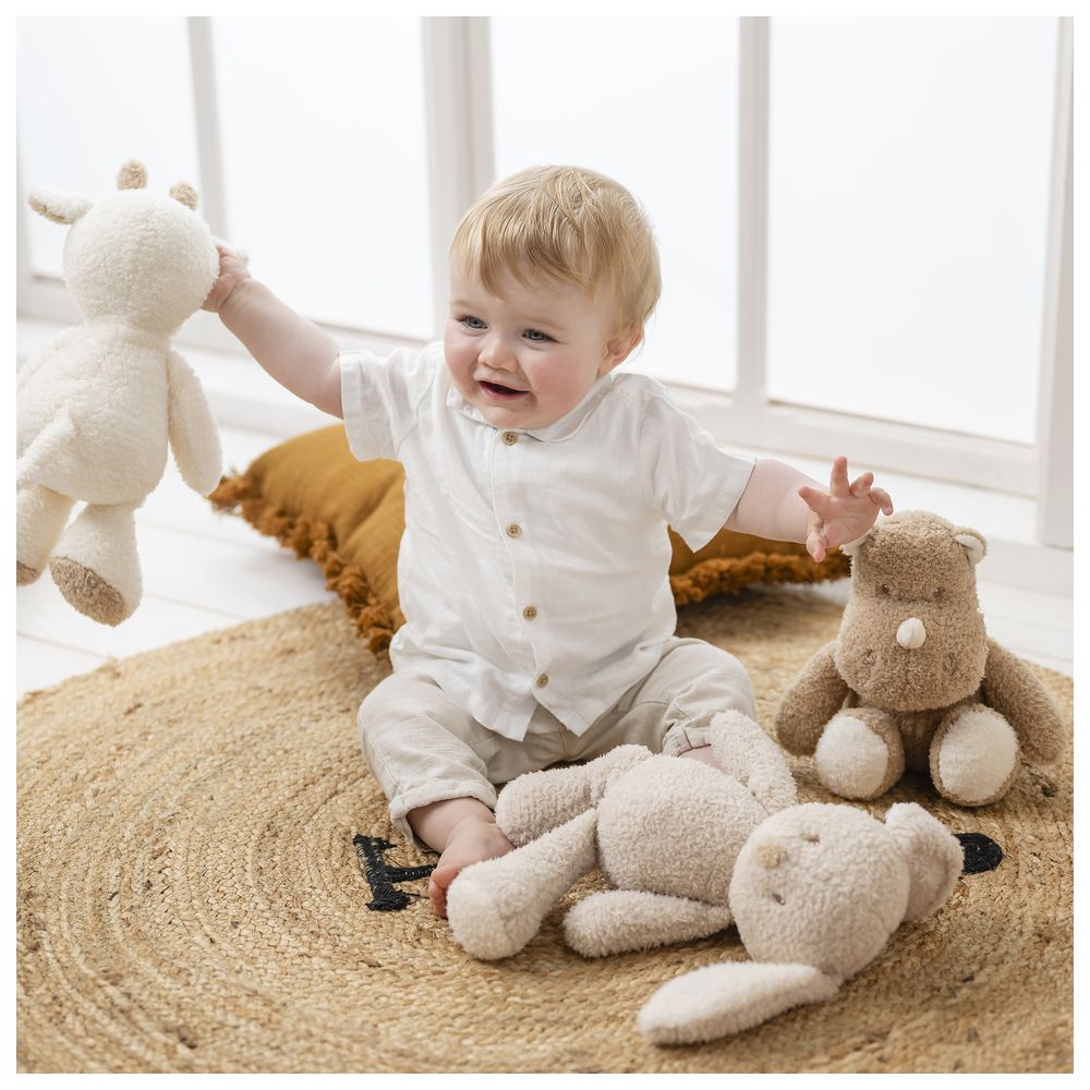 Nattou - Cuddly Teddy - Rhino - Brown