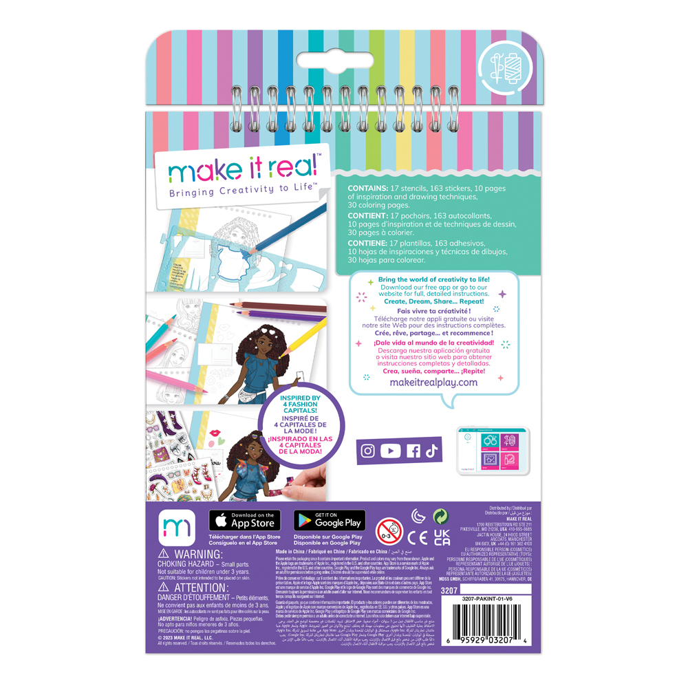 Make it Real - City Style Fashion Design Sketchbook Kit