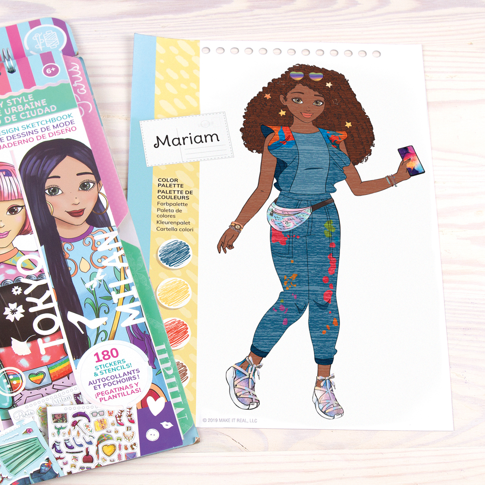 Make it Real - City Style Fashion Design Sketchbook Kit