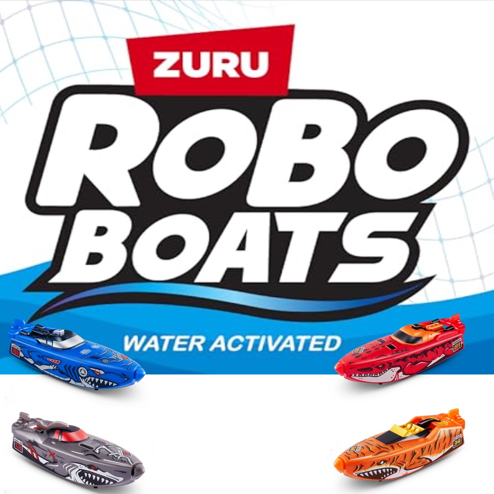 Zuru - Robo Alive Boats "Water Activated" 1pc - Color May Vary