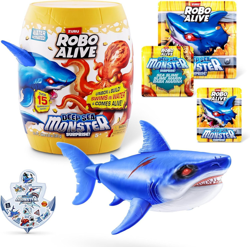 Zuru - Robo Alive Deep Sea Monster Surprise Animal Toy