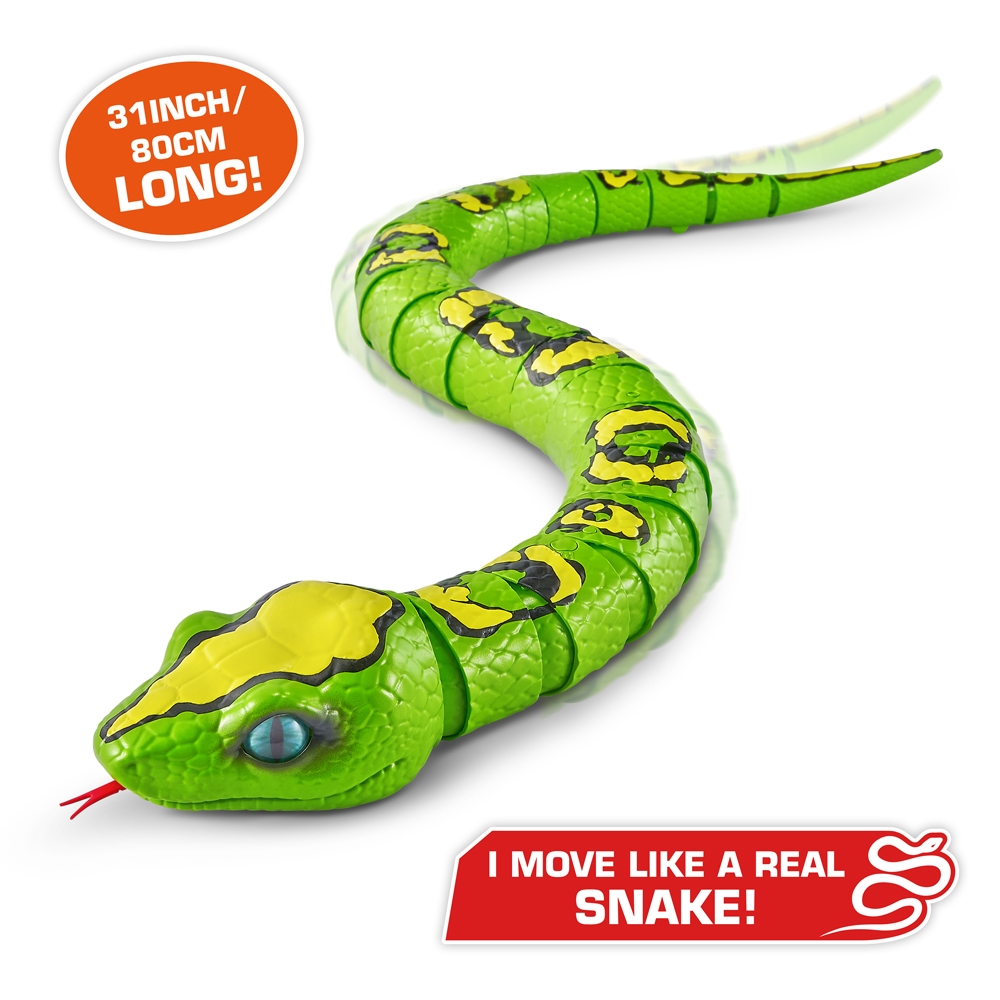 Zuru - Robo Alive King Python - Robotic Interactive Electronic - Prank Toys