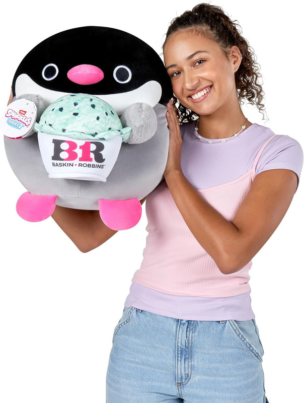 ZURU - Snackles Series 2 - Penguin & Baskin-Robbin 14 Inch Plush