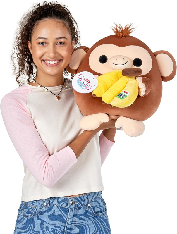 ZURU - Snackles Series 2 - Monkey & Dole 14 Inch Plush