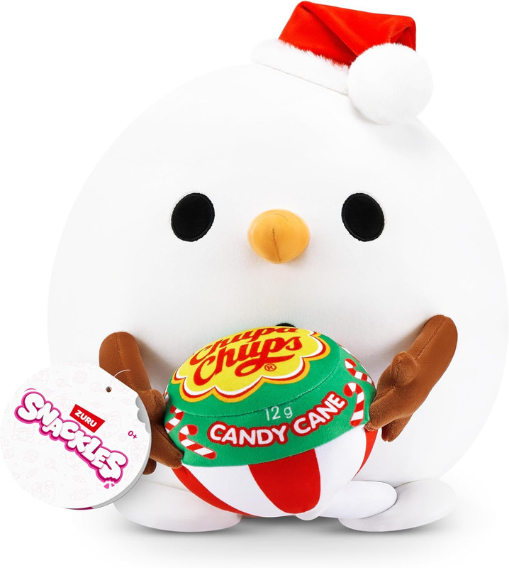 ZURU - Snackles Christmas - Snowman & Chupachups 14 Inch Plush