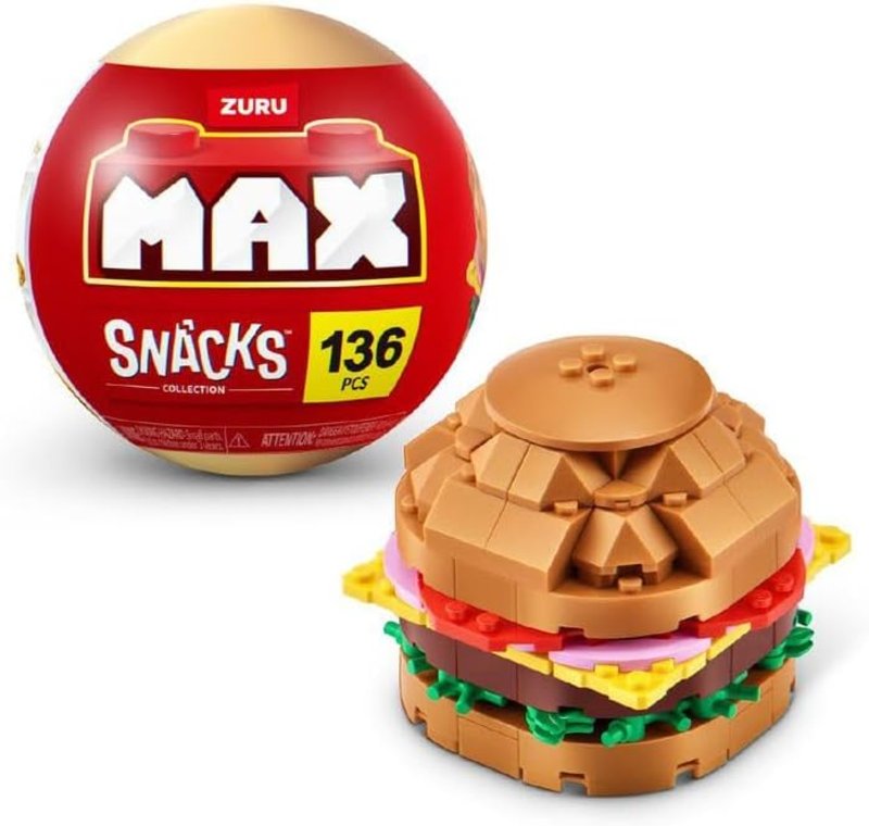 Zuru - Max Snacks Series Premium Building Blocks - Style May Vary - 1 Pc