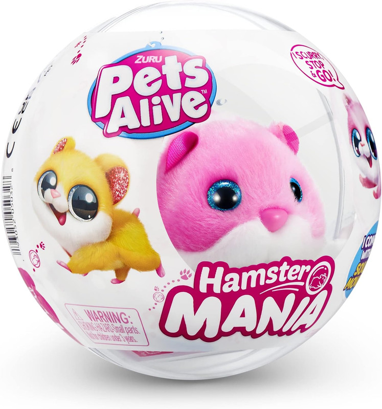 Zuru - Pets Alive Hamstermania Series 1 Capsule - Color May Vary - 1 Pc