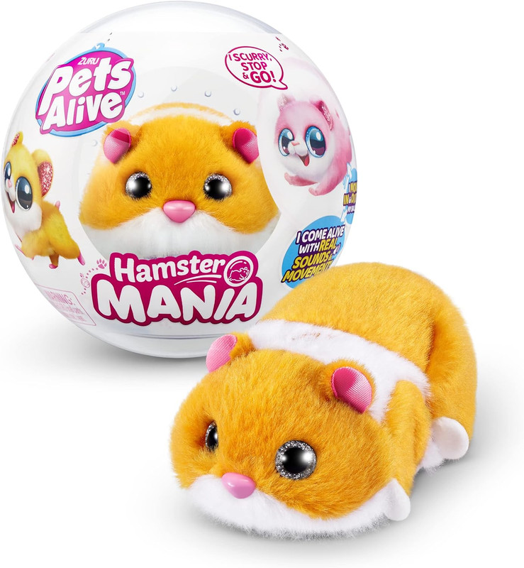 Zuru - Pets Alive Hamstermania Series 1 Capsule - Color May Vary - 1 Pc