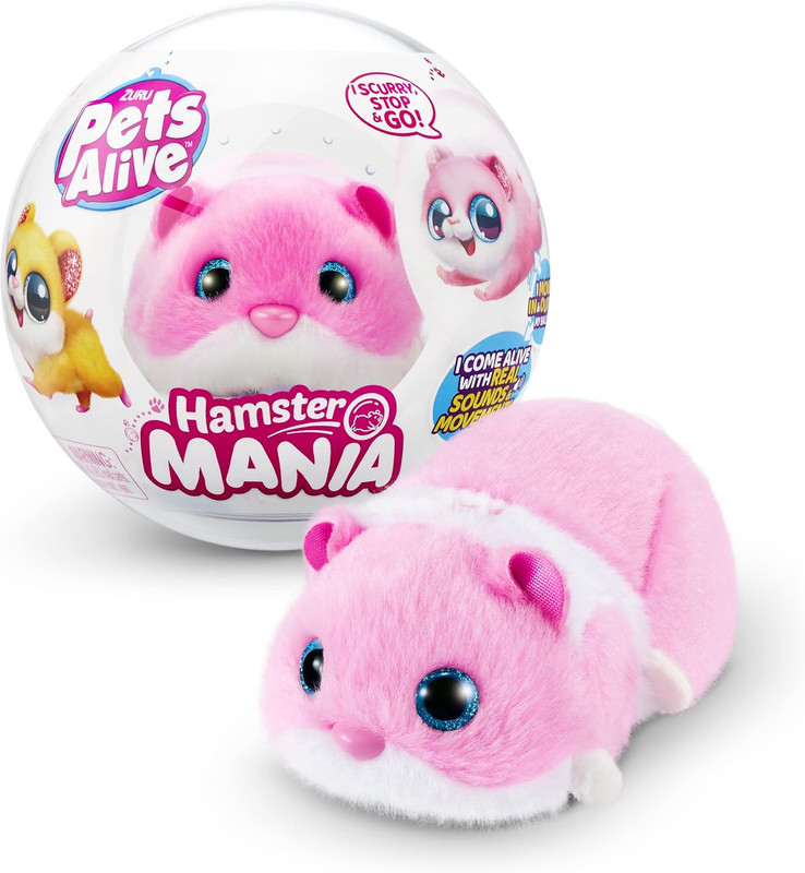 Zuru - Pets Alive Hamstermania Series 1 Capsule - Color May Vary - 1 Pc