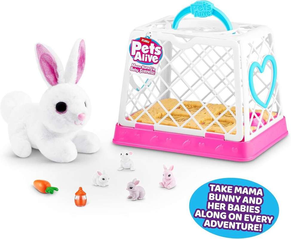 ZURU - Pets Alive Mama Bunny And Baby Surprise