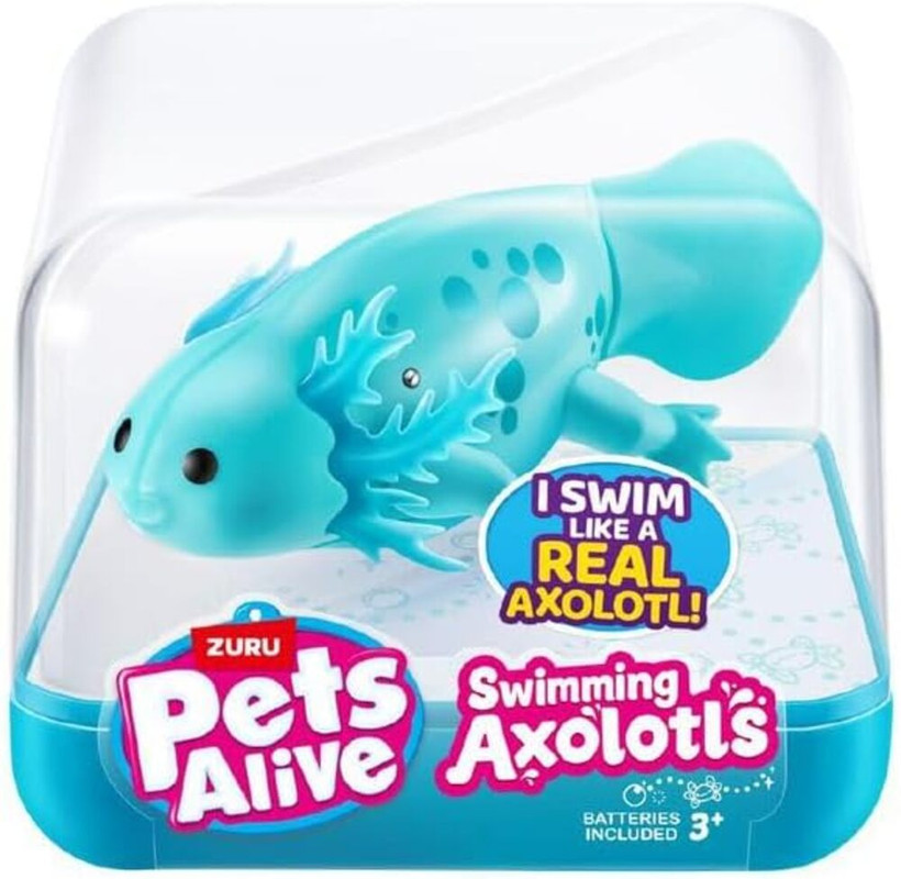 ZURU - Pets Alive Swimming Axolotl - Color May Vary