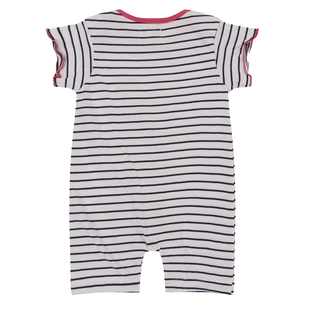 Lilly & Sid Baby Stripe Printed Romper