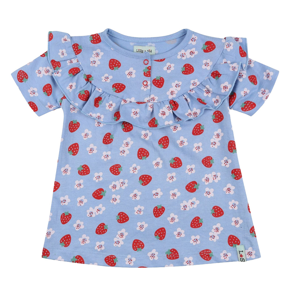 Lilly & Sid Baby Girl's Strawberry Printed Top & Leggings Set - 2 Pcs