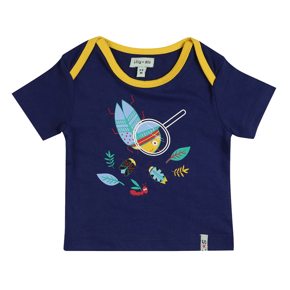 Lilly & Sid Baby Boy's Bugs Print T-Shirt & Shorts - 2 Pcs