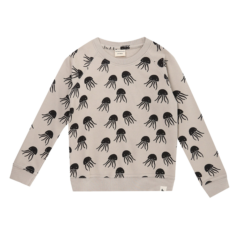 Turtledove London Kids Jellyfish Printed Sweatshirt - Grey