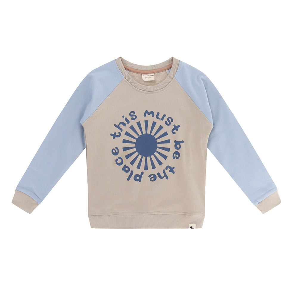 Turtledove London Kids This Must Be the Place Slogan Printed Sweatshirt