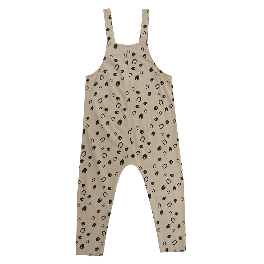 Turtledove London Kids Confetti Printed Dungarees - Black