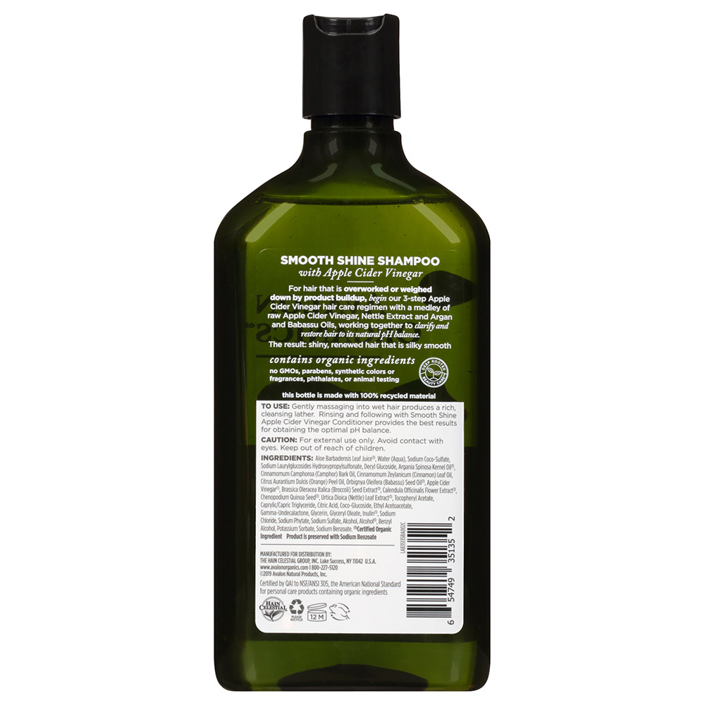 Avalon - Organics Apple Cider Vinegar Shampoo - 325 ml