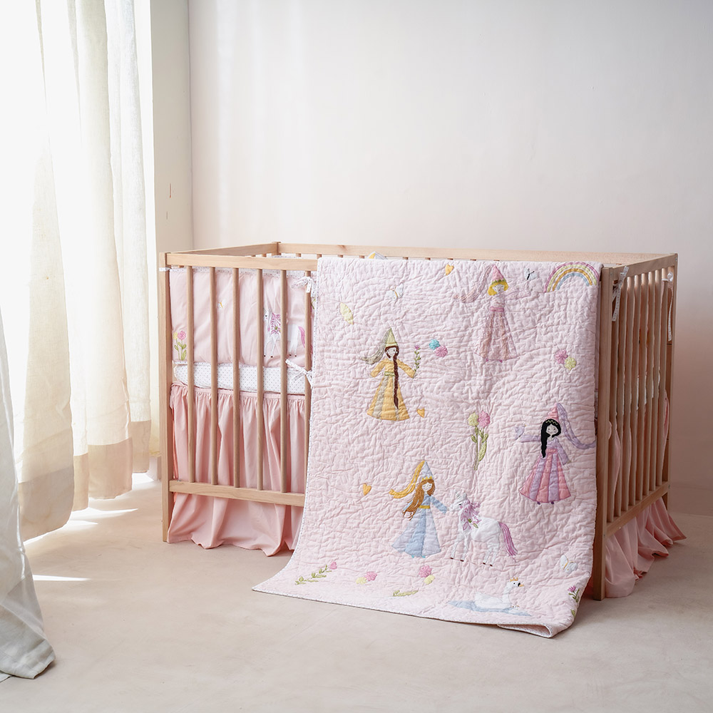 Little West Street - Crib Bedding Set - Princess Dreams - 6 Pc Set