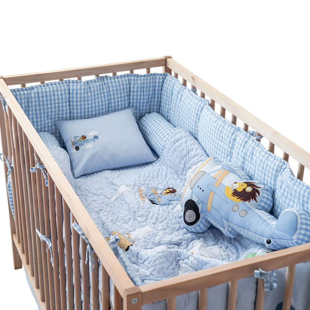 Little West Street - Crib Bedding Set - Sky Safari - 6 Pc Set