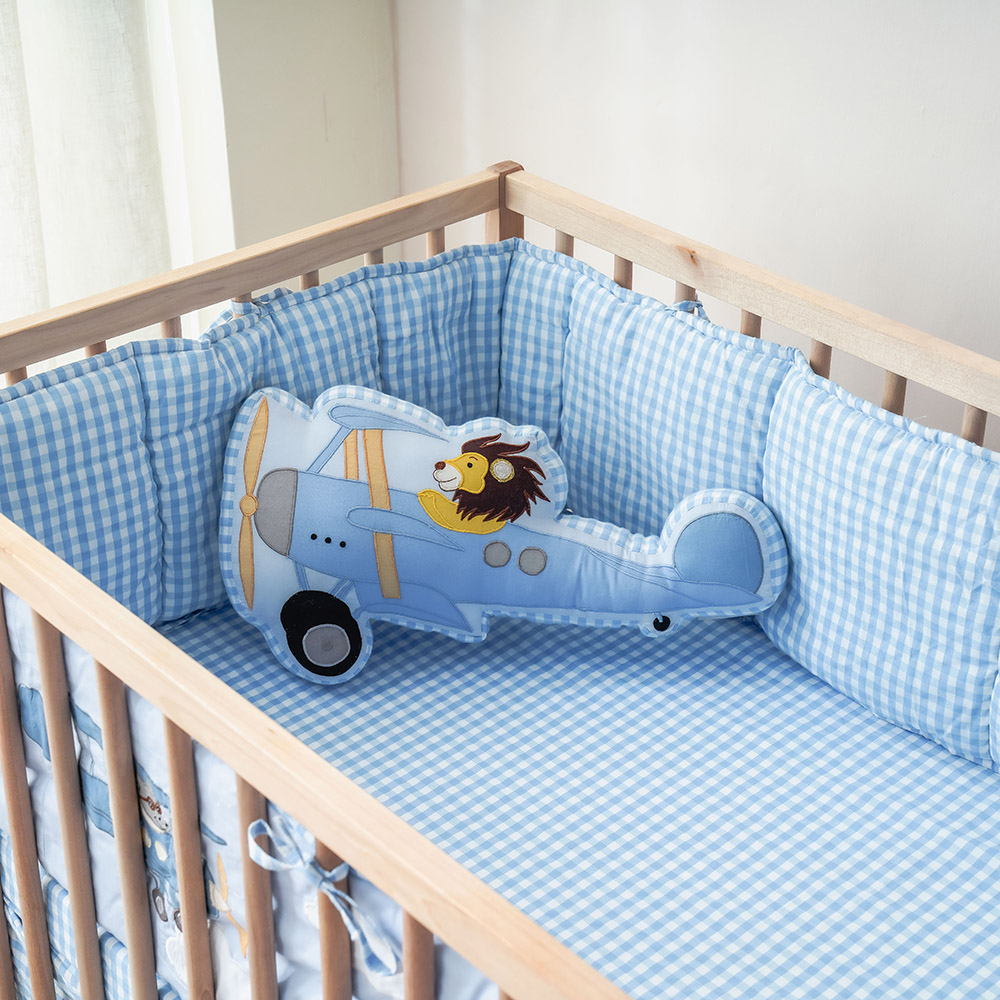 Little West Street - Crib Bedding Set - Sky Safari - 6 Pc Set