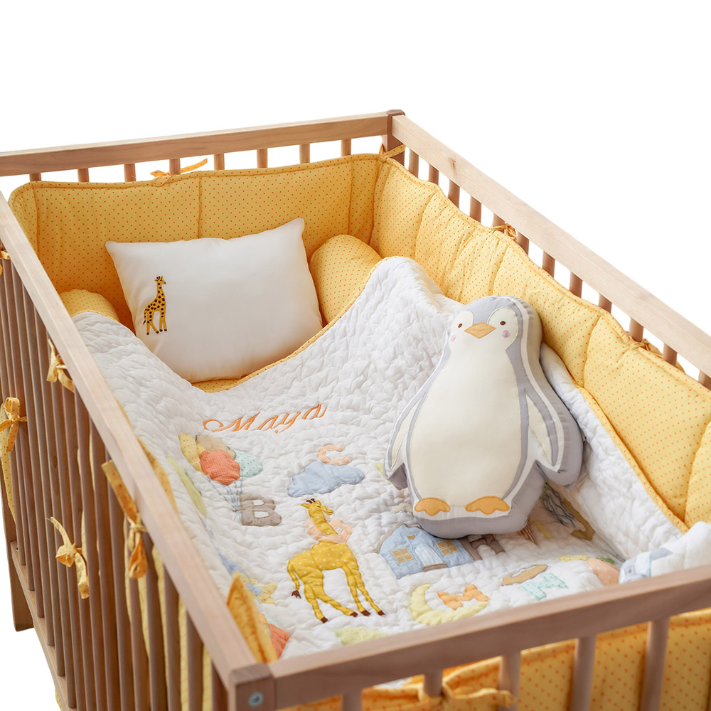 Little West Street - Crib Bedding Set - The A To Z - 6 Pc Set