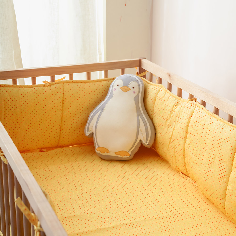 Little West Street - Reversible Crib Bumper - The A to Z