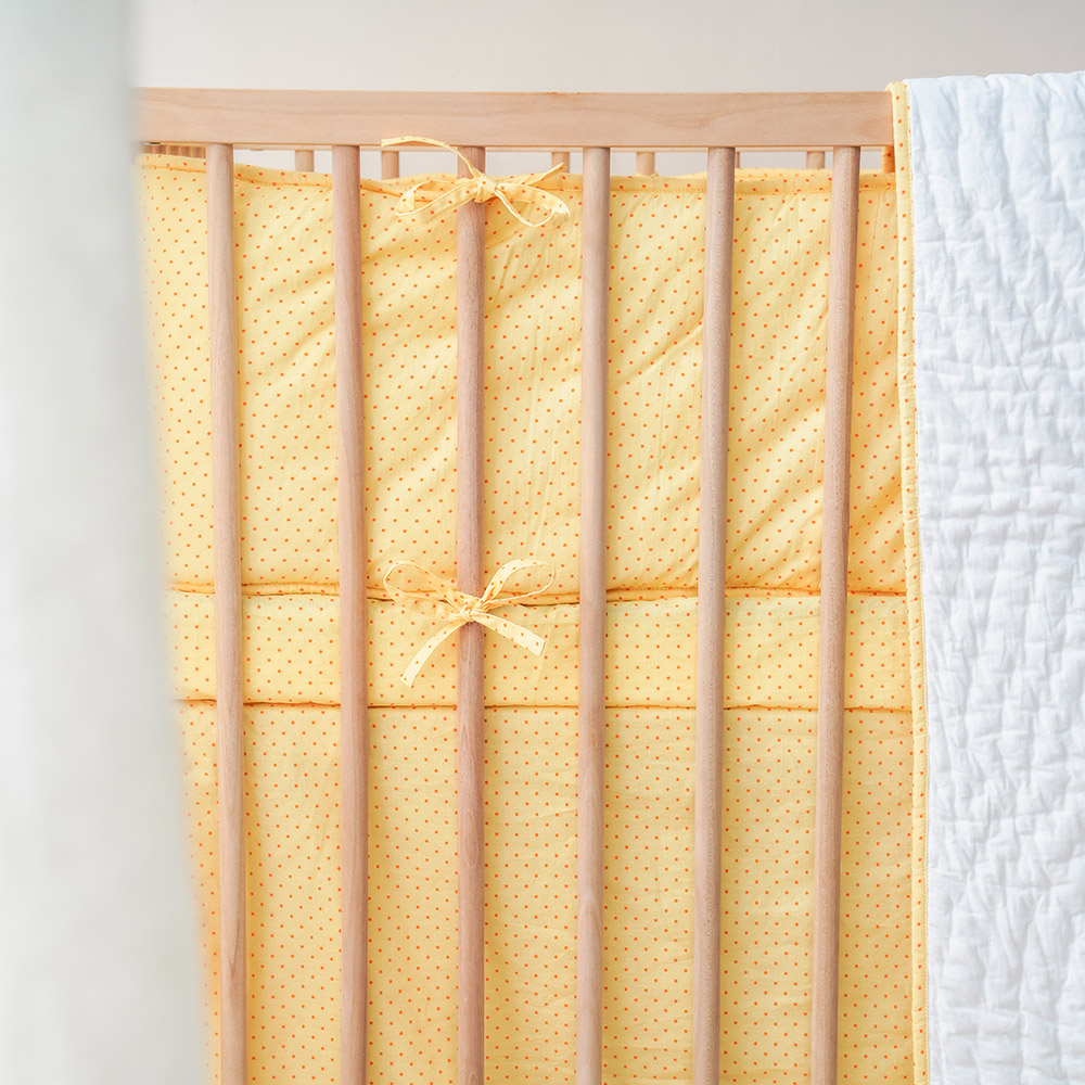 Little West Street - Reversible Crib Bumper - The A to Z