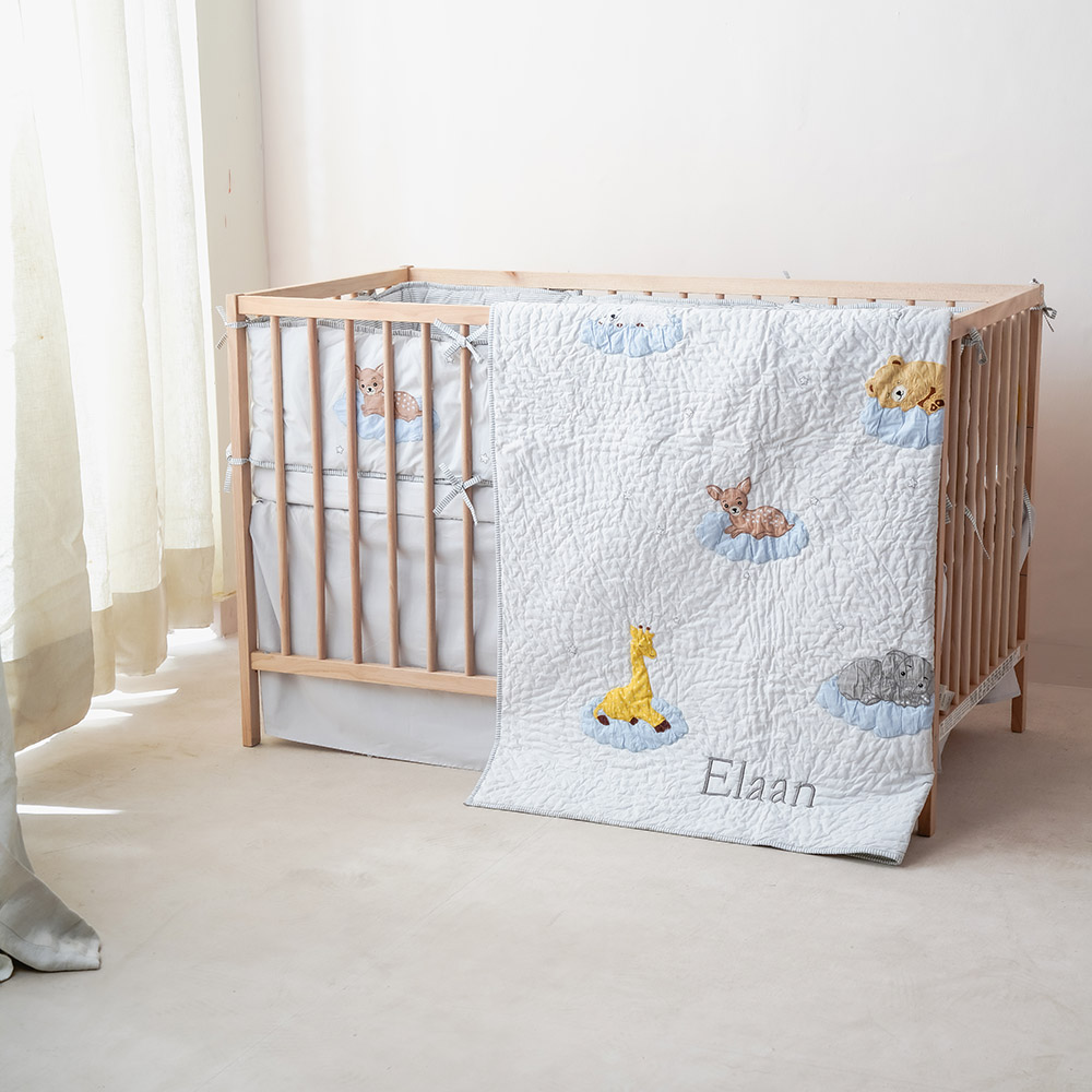 Little West Street - Personalized Quilt Blanket - Over The Clouds