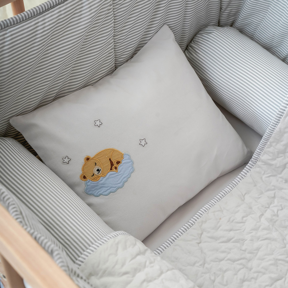 Little West Street - Crib Bedding Set - Over The Clouds - 6 Pc Set