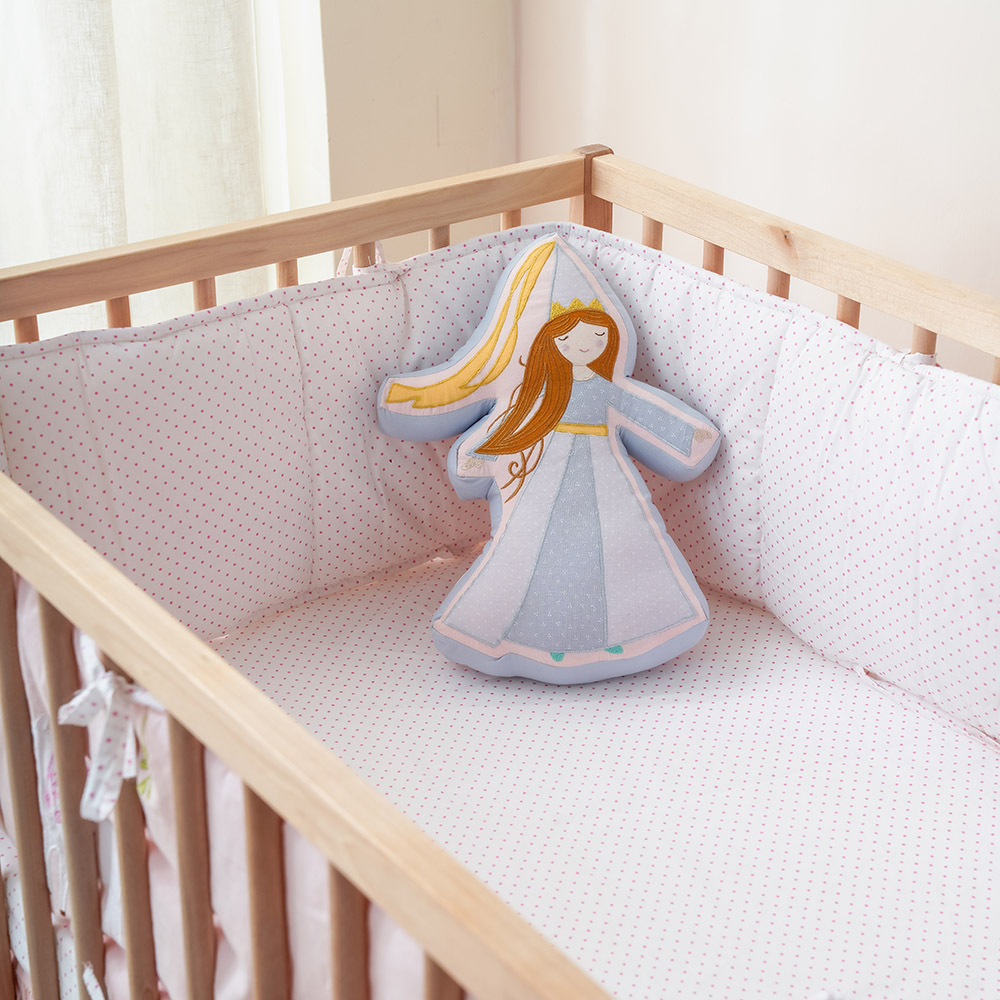 Little West Street - Crib Sheet - Pink Dots