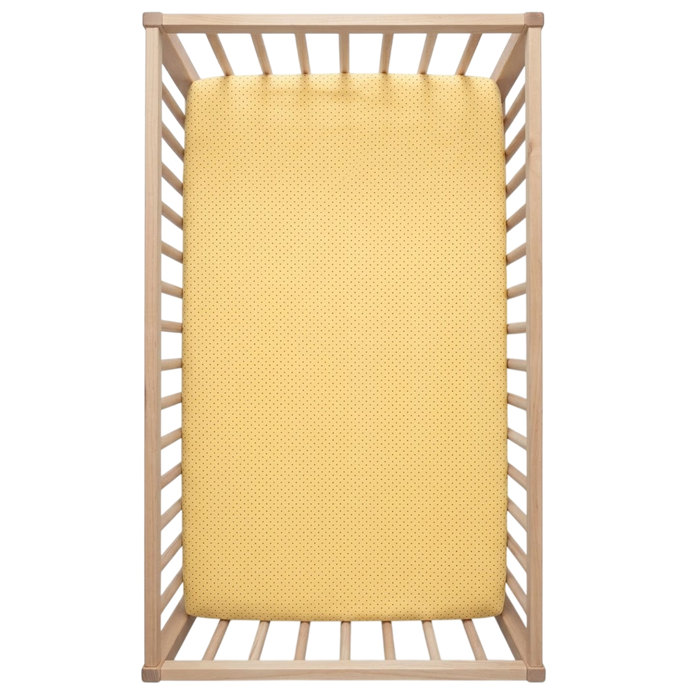Little West Street - Crib Sheet - Orange Dot