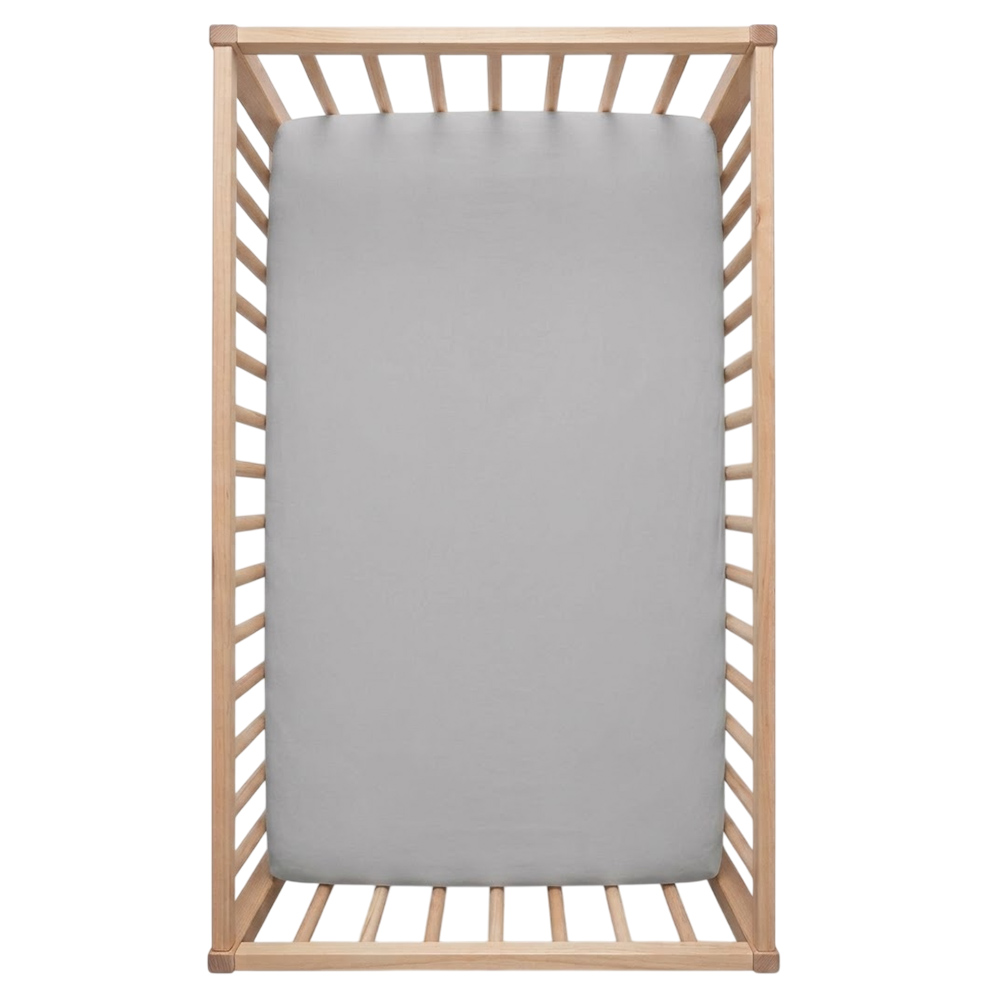 Little West Street - Crib Sheet - Classic Grey