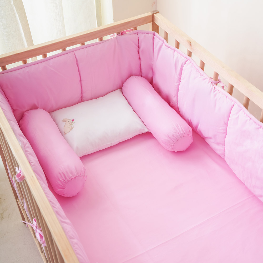 Little West Street - Crib Sheet - Classic Pink