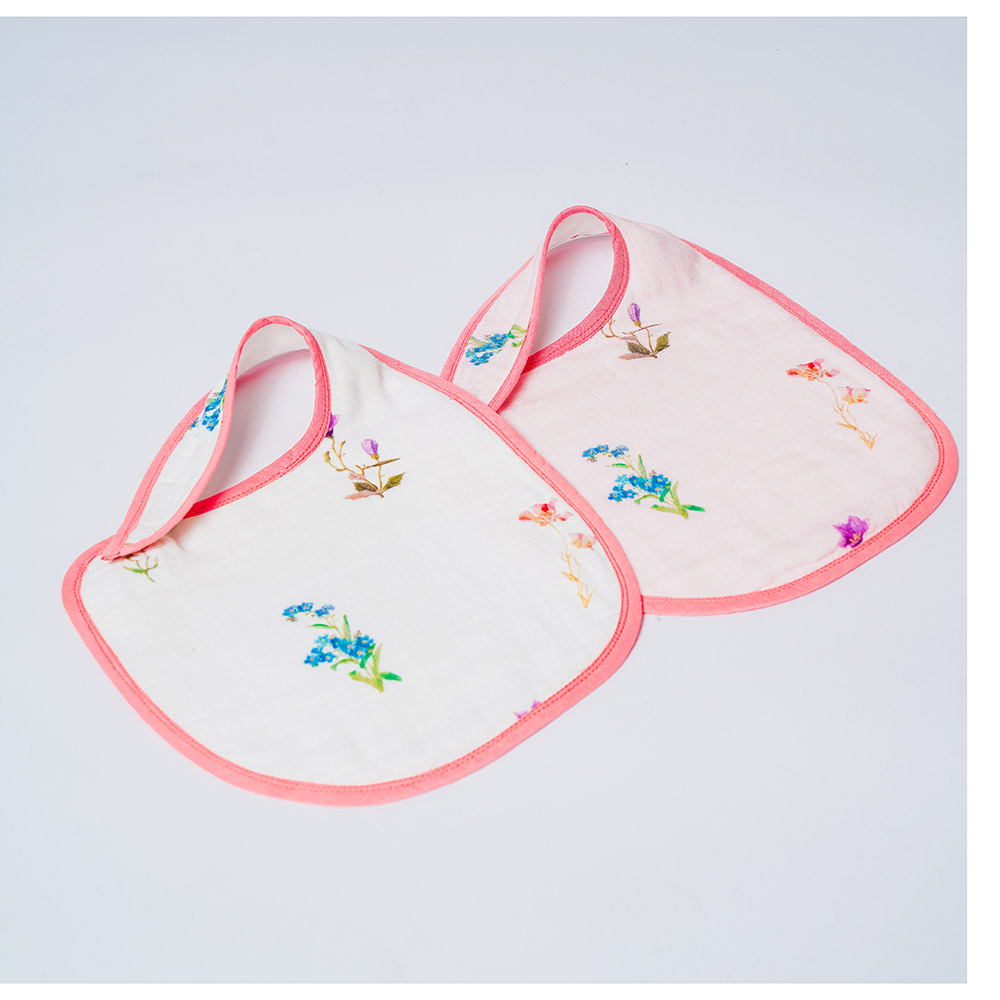 Little West Street - Organic Bib Set - Botanical - 2 Pc Set