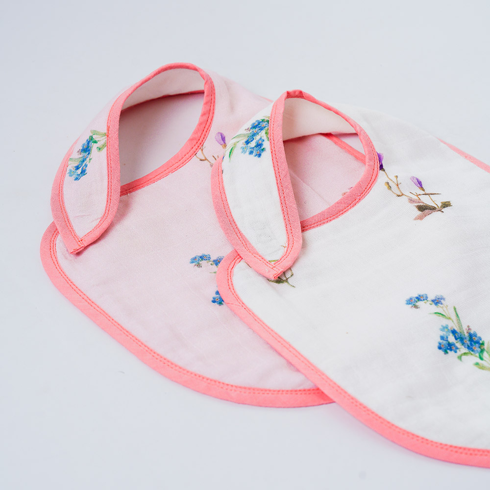 Little West Street - Organic Bib Set - Botanical - 2 Pc Set