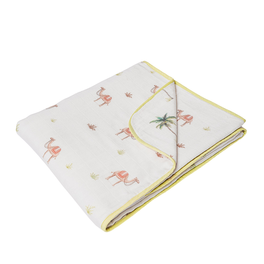 Little West Street - Personalized Organic Reversible Blanket - Desert Dreams