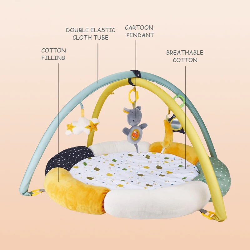 Little Angel Baby Play Mat With Soft Plush Hanging Toys