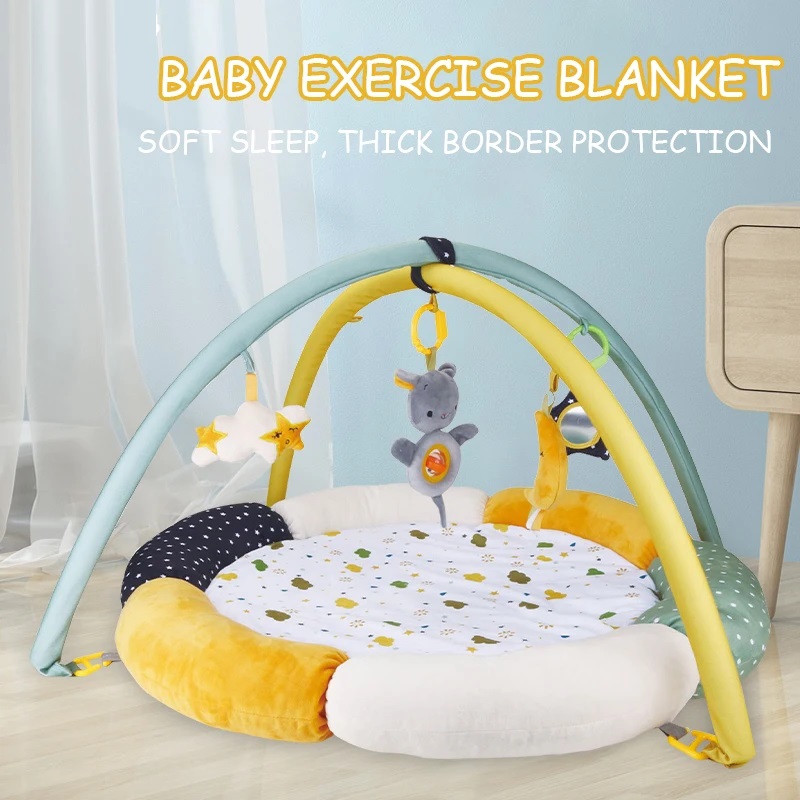 Little Angel Baby Play Mat With Soft Plush Hanging Toys