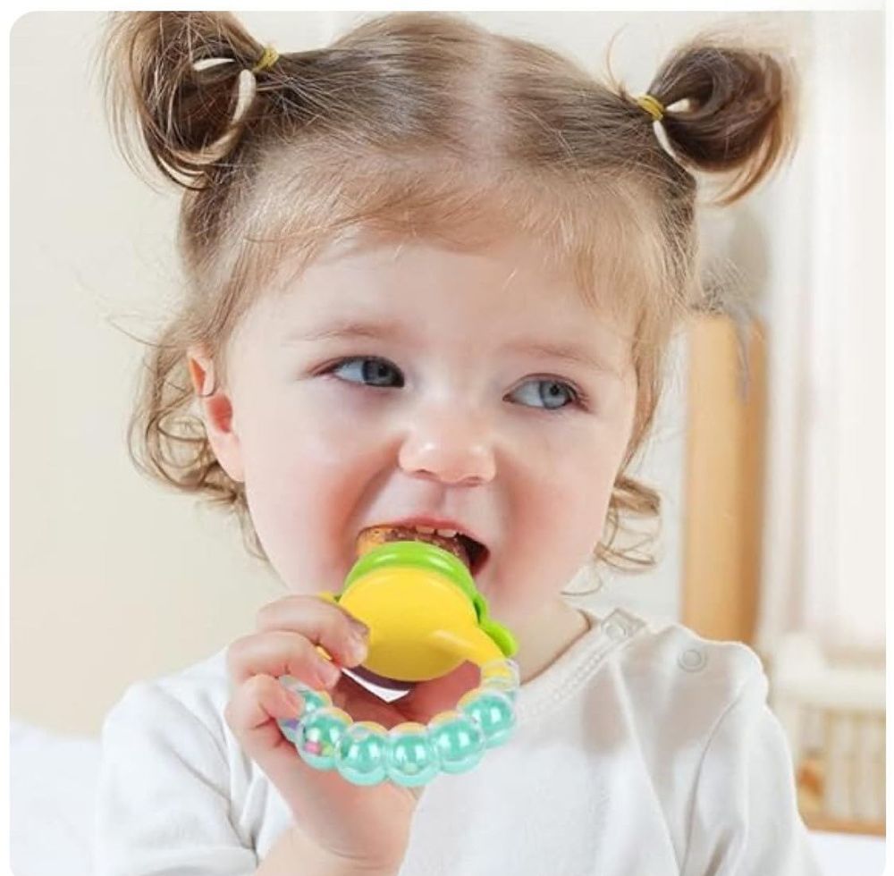Little Angel Baby Fruit Feeder Pacifier & Teether - Yellow