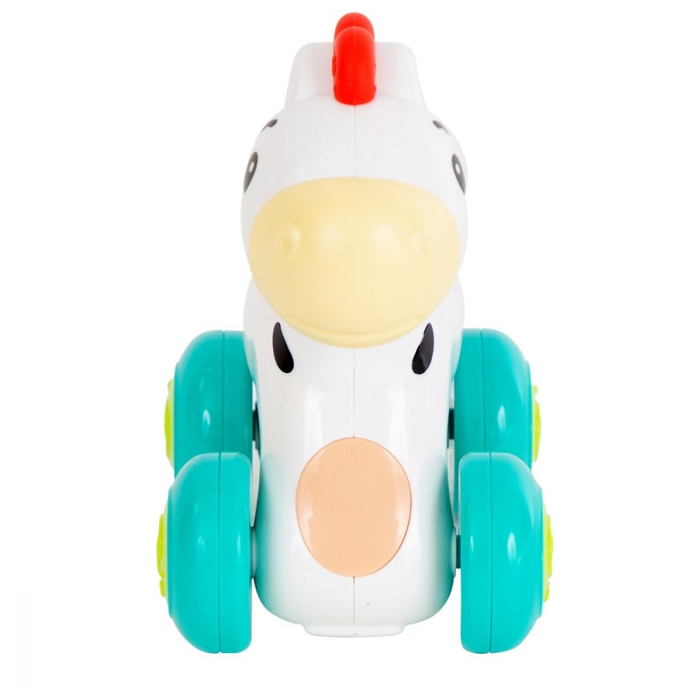 Goodway - Baby Push & Go Zebra Toy With Rolling Wheels