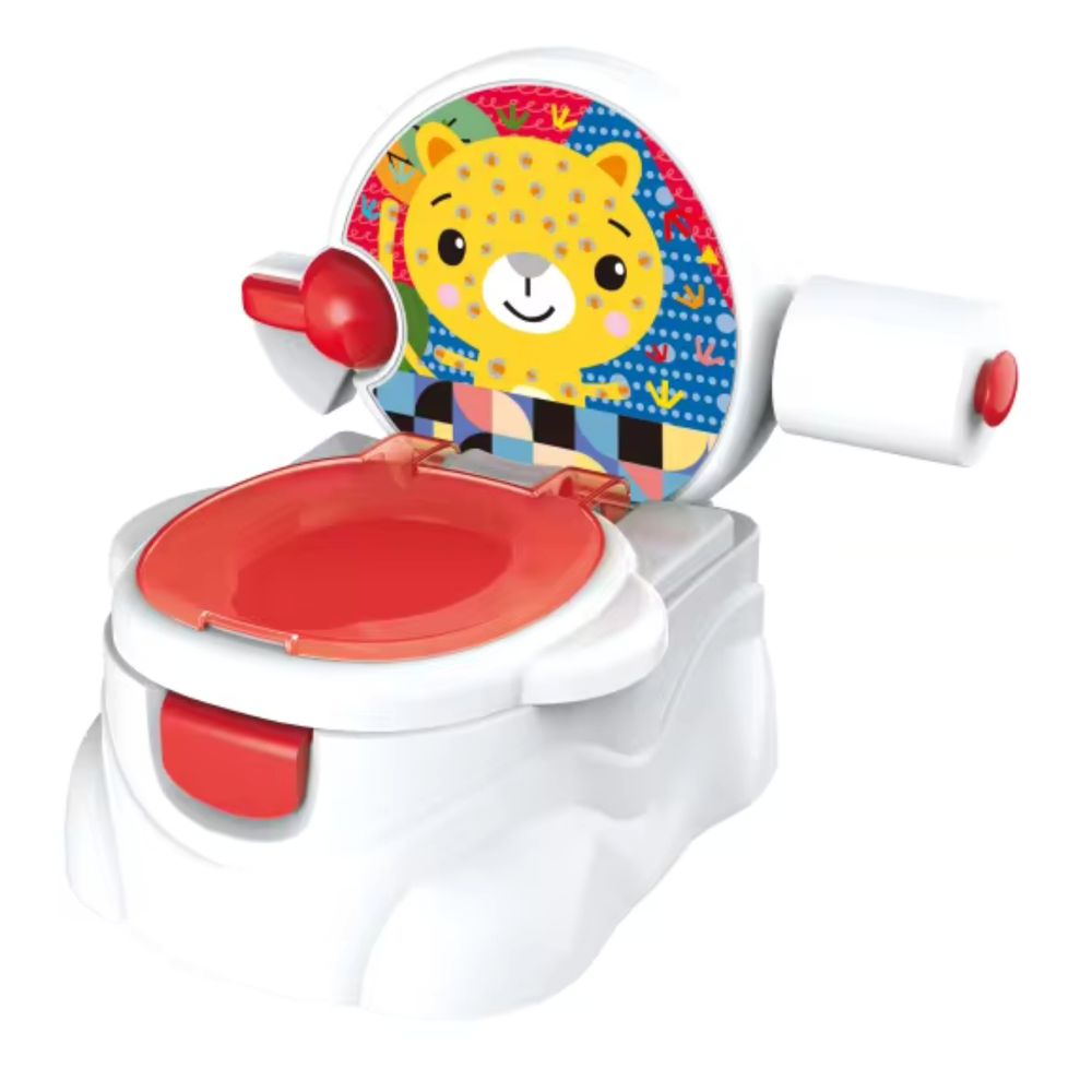 Little Angel - Baby Potty Seat Training Toilet Chair With Lid - Red