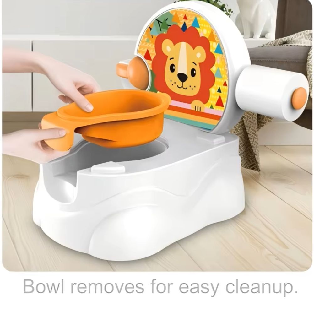 Little Angel - Baby Potty Seat Training Toilet Chair With Lid - Red