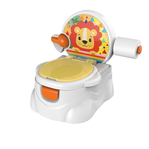 Little Angel Baby Potty Seat Training Toilet Chair With Lid - Yellow