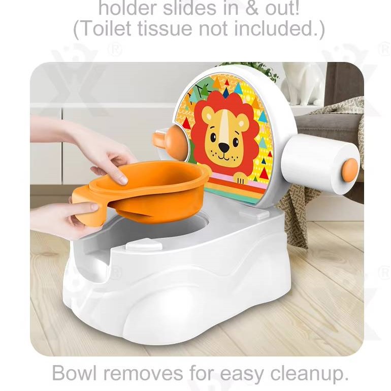 Little Angel Baby Potty Seat Training Toilet Chair With Lid - Yellow