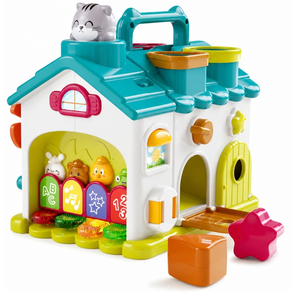 Goodway - Musical Learning Activity House Shape Sorter Toy