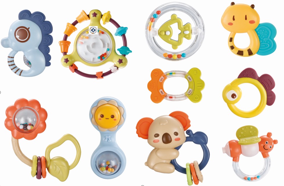 Goodway - Baby Rattle Toy Set Educational Teething Toys