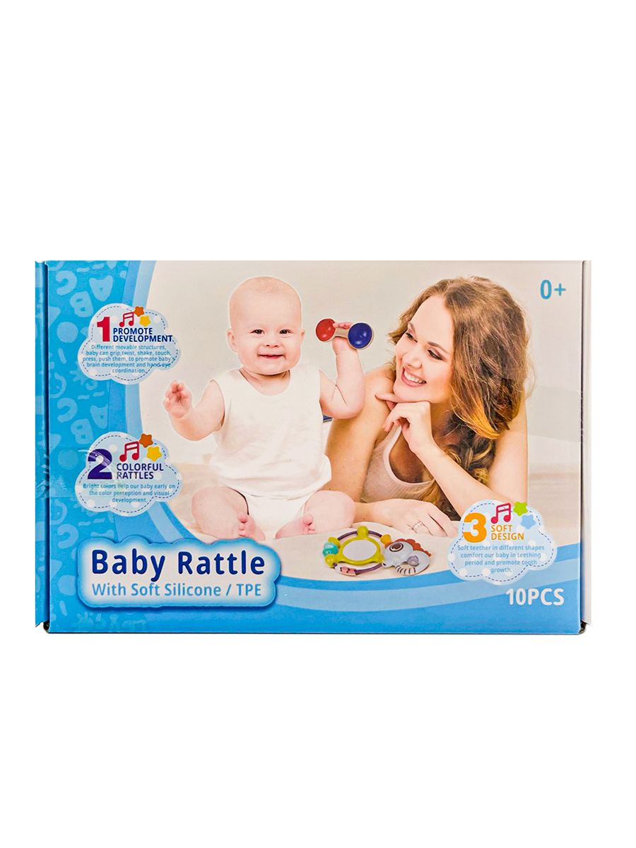 Goodway - Baby Rattle Toy Set Educational Teething Toys