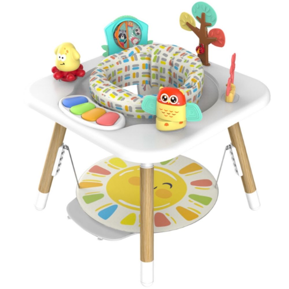 Little Angel - Baby Activity Center With 360 Degree Rotating Seat - White